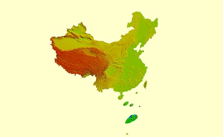 全国 33.7GB 谷歌高程 DEM 数据