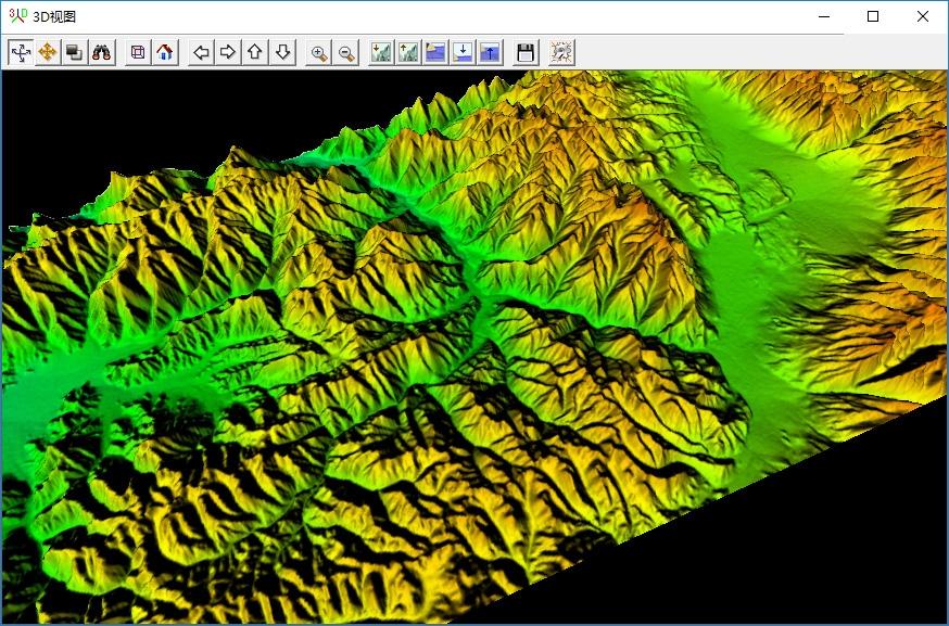 31 The downloaded elevation data can display three-dimensional topography.jpg
