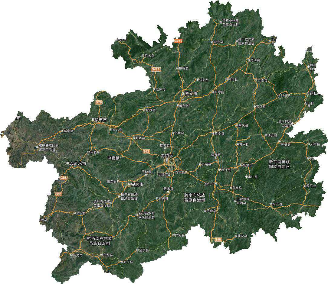 贵州省卫星地图下载(百度网盘离线包下载)-卫星影像-高清卫星地图下载