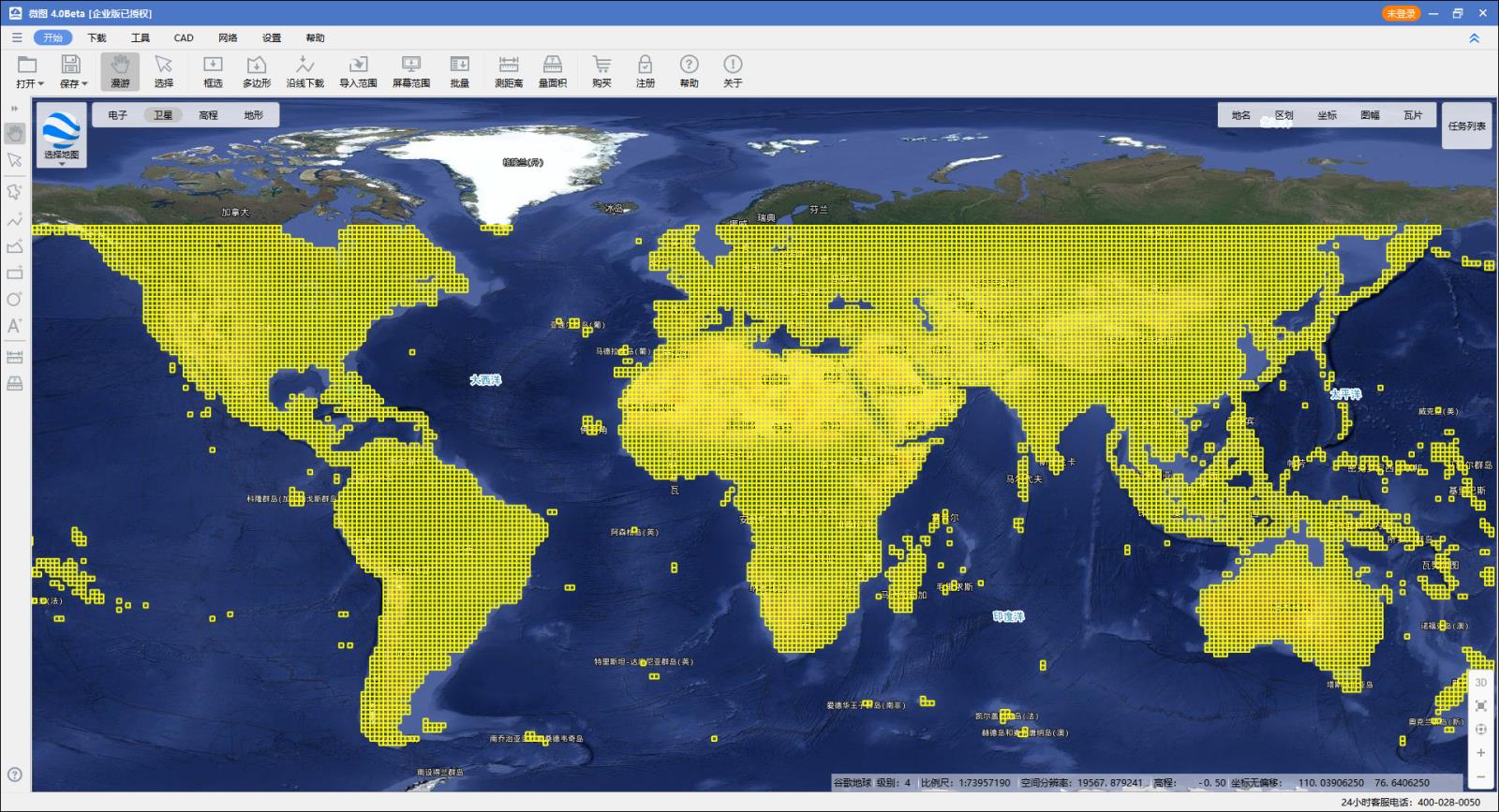 01NASA全球30米SRTM高程接图表.jpg