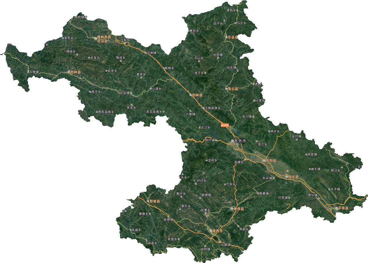 广西省百色市谷歌卫星地图下载百度网盘离线包下载