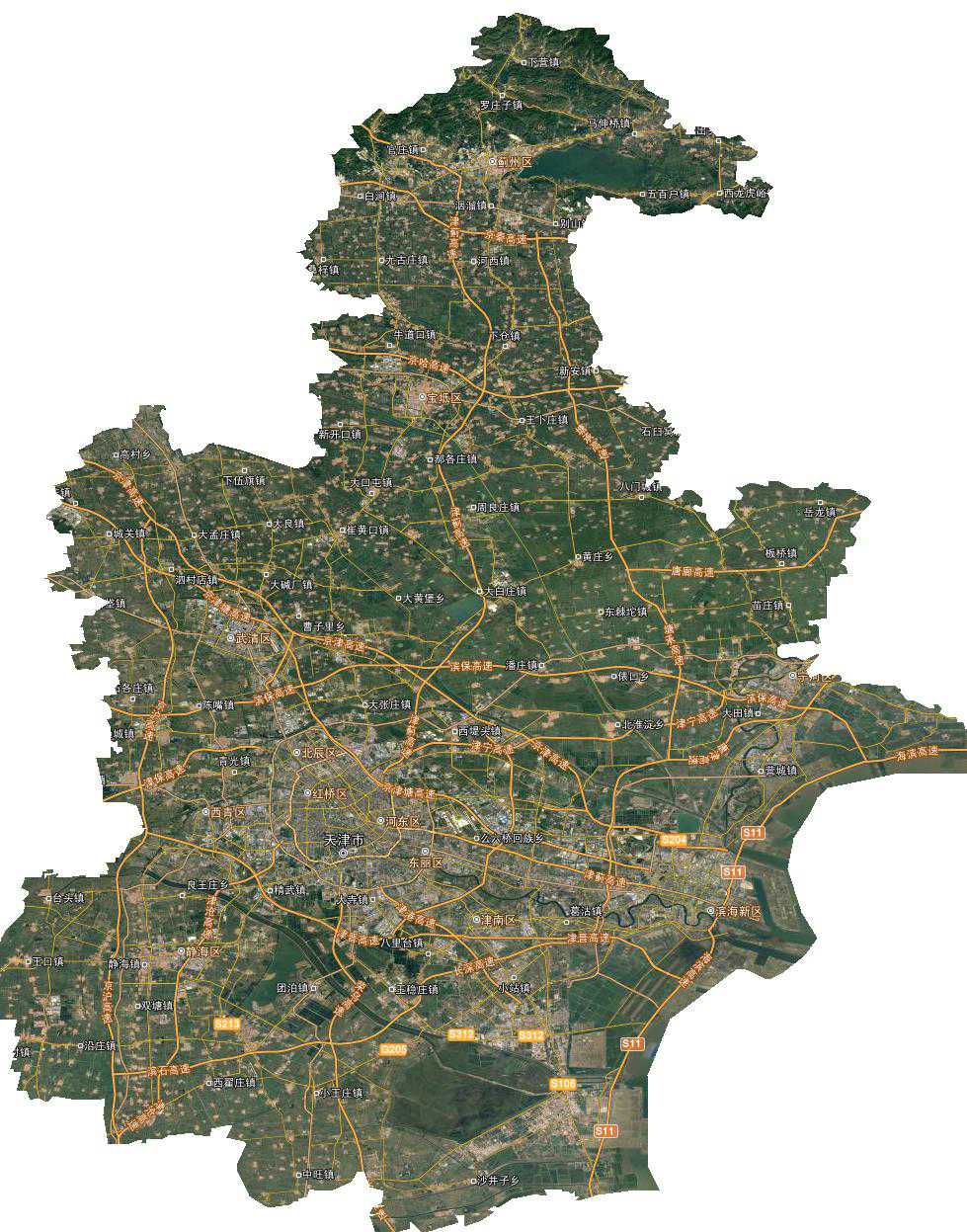 谷歌2011卫星高清地图图片